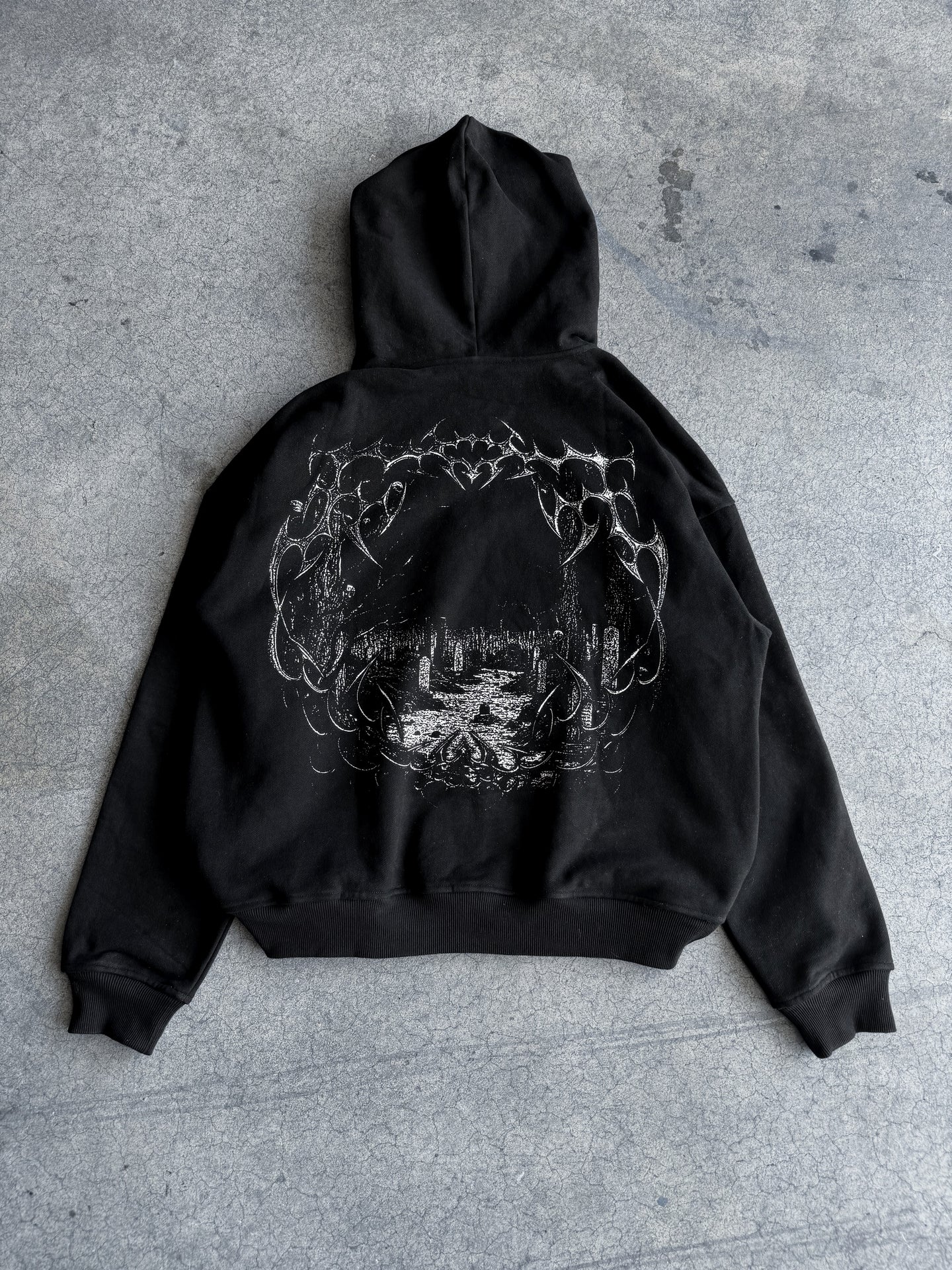 “CEMETERY” ZIP UP